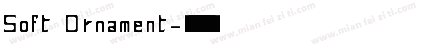 Soft Ornament字体转换
